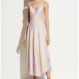 VINCE Rainbow Slip Dress